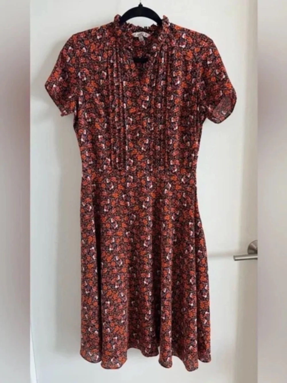 Nanette Lepore | Short Sleeve Floral Midi Dress Size 6